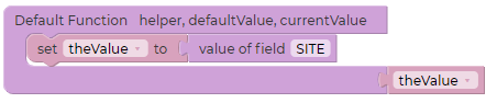 Previous Value Default Function