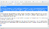 Article text block - selecting content