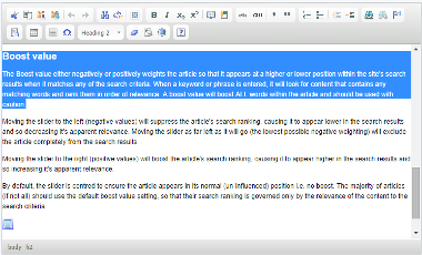Selecting Content - The Digital Platform Documentation Site