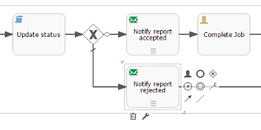 Process Modeller - Model Editor - Select Element