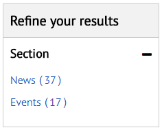 Search Facets - The Digital Platform Documentation Site