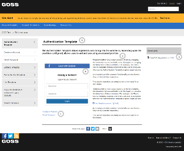 Authentication Template - The Digital Platform Documentation Site
