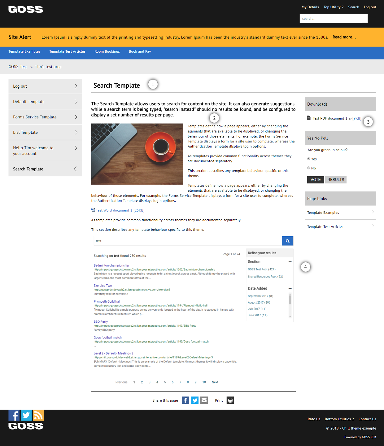 Search Template - The Digital Platform Documentation Site