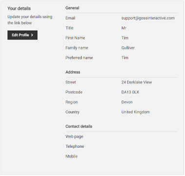 Profiles - The Digital Platform Documentation Site