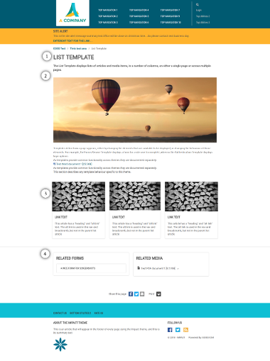 List Template - The Digital Platform Documentation Site