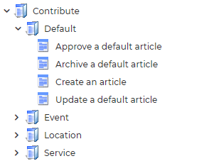 Contribute Form Groups