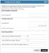 Change Security Settings