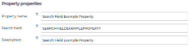 Property with Search Field