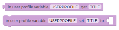 User Profile Block