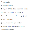 Modeller Context Menu