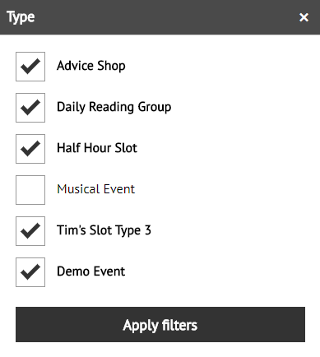 Type Filter