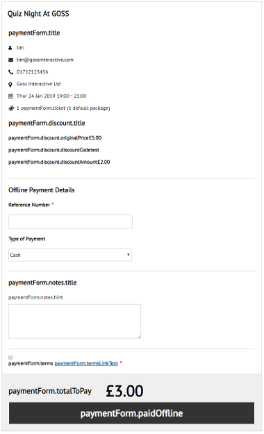 Payment Form Overrides