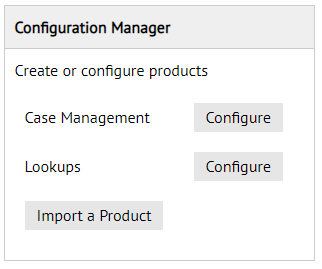 Configuration Manager Page 1