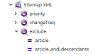 Sitemap Exclude Metadata