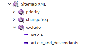 Sitemap Exclude Metadata