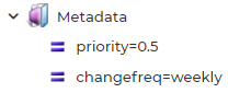 Sitemap Priority and Frequency