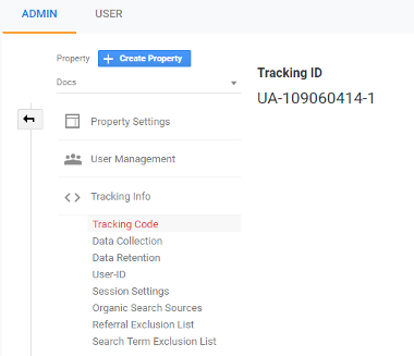 Google Analytics Tracking ID