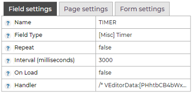 Timer Field