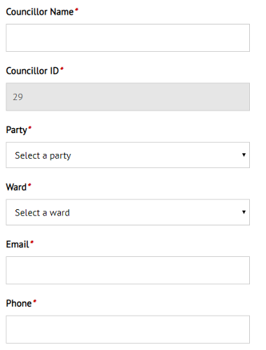 Councillor Config