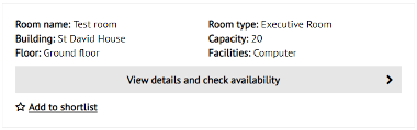 Room Result View Details