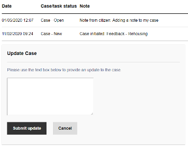 Raising and Tracking a Case - The Digital Platform Documentation Site