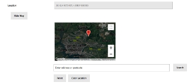 Google Maps on Create Location