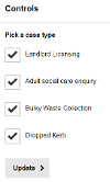 Dashboard Controls