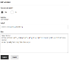 Editing Email Template