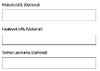 Contribute Event Fields