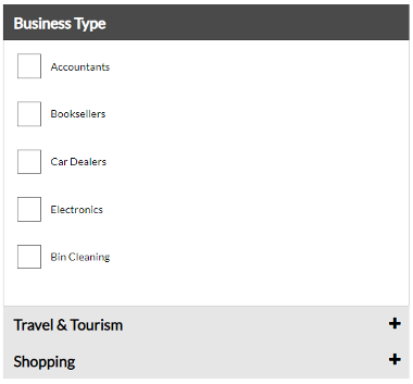 Service Directory Categories