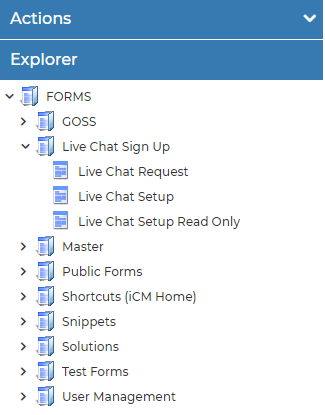 Forms Explorer