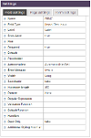 Text Input Default Settings