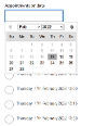 Public Form Date and Time