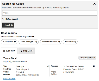 Case Search POC