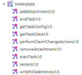 Boilerplate End Points