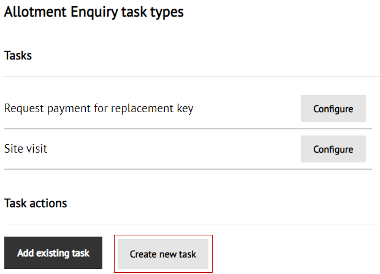 Boilerplate Add Task Config