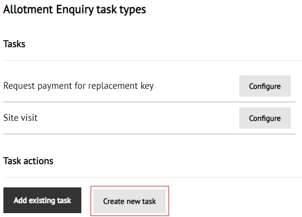 Boilerplate Add Task Config