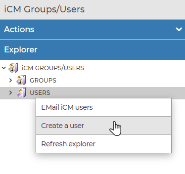 Create a New User
