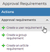 Create a user requirement