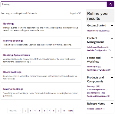 Search - The Digital Platform Documentation Site