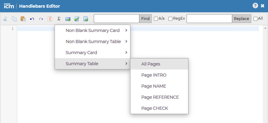 Summary Table