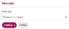 New EOI Task