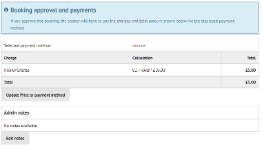 Room Booking Approval Form