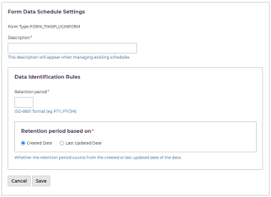 Form Data Retention Policies - The Digital Platform Documentation Site