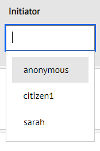 End Point Drop-down