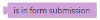 Is In Submission