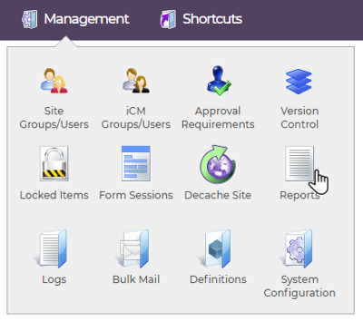 Reports - The Digital Platform Documentation Site