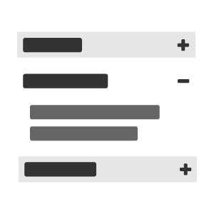 accordion icon