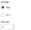 SLA Target