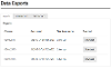 Data Export Template